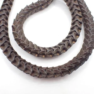 26" SNAKE vertebrae AMULET necklace ASIA Thailand beads amulet protection estate - Picture 1 of 8