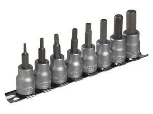 Teng M3811 Buchse Clip Schienen Af Sechskant Set Mit 21.3cm Drive TENM3811 - Picture 1 of 1