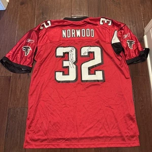 Reebok Black Jerious Norwood Atlanta Falcons Football Jersey-Signed-Autographed - Picture 1 of 10