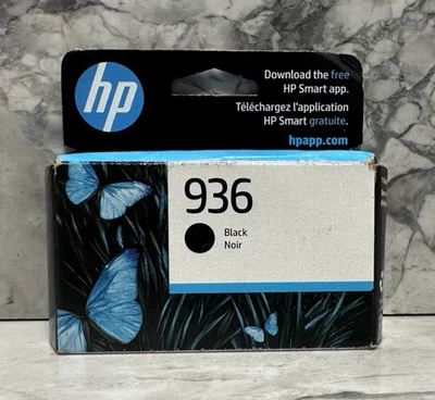HP Genuine 936 Black Ink Cartridge 2025 Sealed - Image 1 of 4