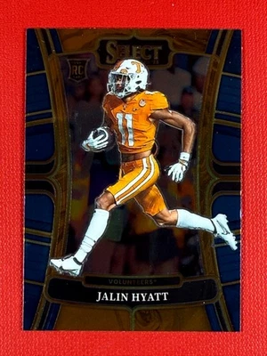 2023 Panini Select Draft Picks - Jalin Hyatt #8 Blue Retail  - Image 1 of 2