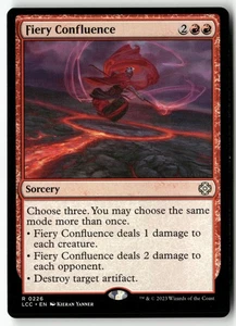 Fiery Confluence R 226 sin papel casi nuevo MTG Commander: The Lost Caverns of Ixalan - Imagen 1 de 1