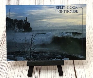Postkarte - Split Rock Leuchtturm - zwei Häfen, Minnesota Novembersturm - Bild 1 von 4