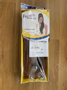 FREETRESS DRAWSTRING PONYTAIL CARACAS GIRL COL P27/30 LIGHT AUBURN - Picture 1 of 4