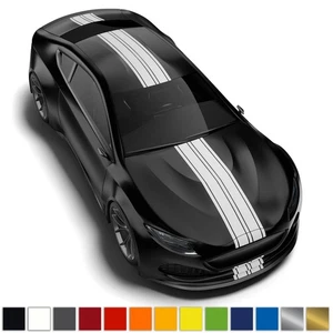 Tiras de carreras tiras decorativas pegatinas coche tiras decorativas lámina coche 3x3cm 2x10cm - Imagen 1 de 8