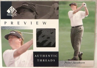 Peter Jacobsen 2001 Upper Deck SP Authentic Preview Threads PJ-AT - Image 1 of 2