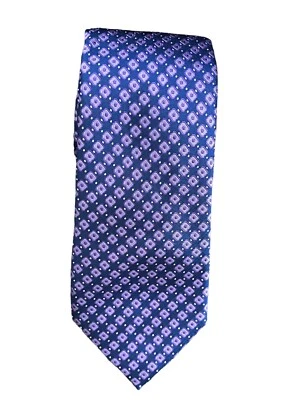 Corbata clásica tejida de seda floral púrpura Countess Mara Foto 1 de 4