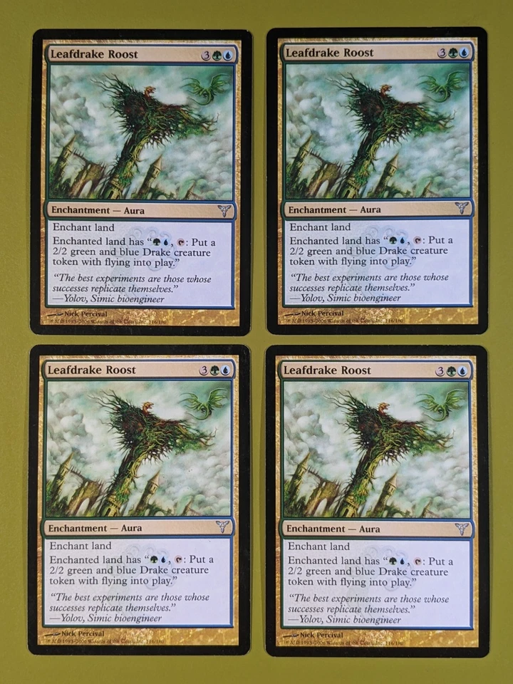 Leafdrake Roost x4 Dissension 4x Playset Magic the Gathering MTG - Image 1 of 1