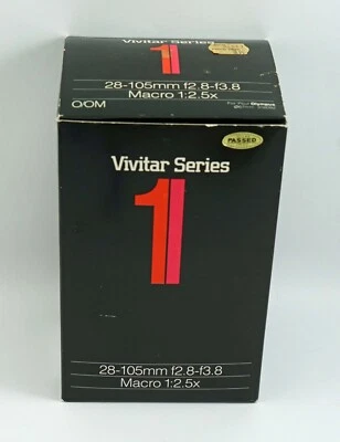 Vivitar Series 1 28-105mm F2.8-3.8 with Olympus OM Mount - NO APERTURE. - Image 1 of 4