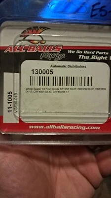 Kit espaçador de roda All Balls 11-1005 para Honda CR125R 02-07, CR250R 02-07 - Selado - Imagem 1 de 2