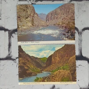Hell’s Canyon Snake River Oregon Idaho Vintage Postcard Lot of 2 - Picture 1 of 5