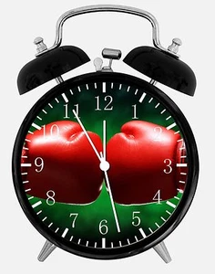 Boxing Sport Alarm Desk Clock 3.75" Home or Office Decor E32 Nice For Gift - Picture 1 of 1