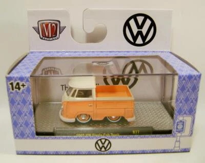 1960 '60 VW VOLKSWAGEN CAB PICKUP TRUCK R77 M2 MACHINES DIECAST 2024 - Изображение 1 из 2