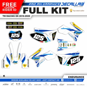 Kit de calcomanías gráficas súper duraderas TM Racing EN 2016 2017 2018 2019 2020 - Imagen 1 de 3