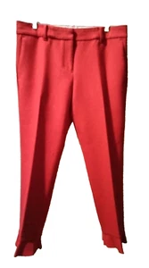 Ann Taylor The Scallop Hem bequeme High Waist Ankle Hose Jubiläum rot Gr. 8 - Bild 1 von 6