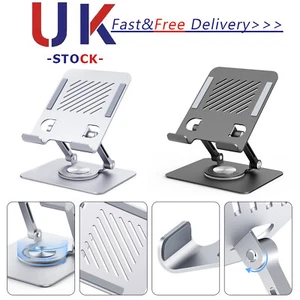 Swivel Metal Desktop Tablet Stand Holder Foldable Stand or iPad Pro/Air/Switch - Picture 1 of 19
