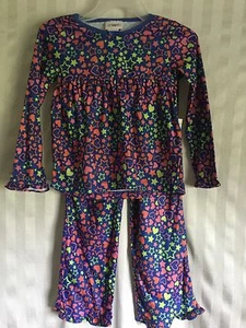 Extremely Me Girl's Cute Vibrant Colored Hearts & Stars Pajamas NWT Size 5/6 - Picture 1 of 6