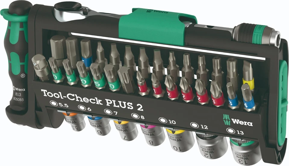 Wera Tool-Check PLUS 2, 39 pieces socket & Bit set - 05049056001 - Image 1 of 3