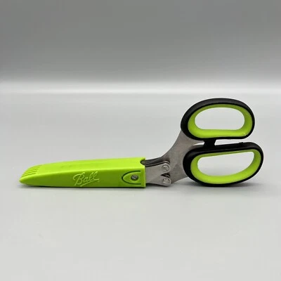 Ball Multi 5 Blade Herb Stainless Steel Scissors Shears with Cover Guard EUC - Image 1 of 4