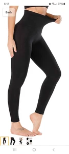 New Medium Running Girl High Waist Yoga Athletic Compression Leggings Pants NWT - Picture 1 of 6