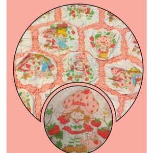 Vintage Erdbeere Shortcake hausgemachte Quilt - Bild 1 von 11
