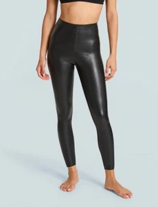 Evereve COMMANDO Leggings de Control de Cuero Sintético Negros Talla S - Imagen 1 de 8