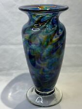 Vintage Hand Blown Art Glass Vase. P.Williams 99