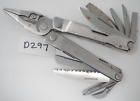 Silver Leatherman Rebar Multi-Tool Pocket Knife Super 300 Ii Pliers Blade
