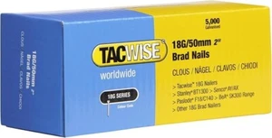 Verzinkte Bradnägel 18G / 50 mm 5.000 Stück Silber von Tacwise - BOX OFFEN - Bild 1 von 3