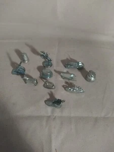 Monopoly 2004 11 Metal Tokens Board Game Replacement Tokens - Picture 1 of 3