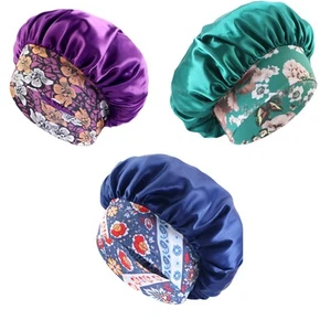 🆕Unisex Hair Bonnet / Sleeping Cap / Night Hat with Wide Elastic Band - NEW - Picture 1 of 7