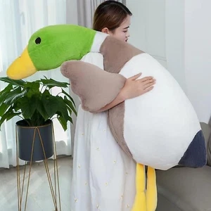 Mallard Duck Plush,Mallard Duck Stuffed Animals, Soft Furry Duck Stuffed Anim... - Picture 1 of 6