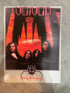 Vintage Original Voivod Nothingface Double Sided Promo Poster 19" x 14" - Picture 1 of 2