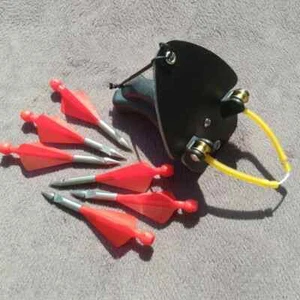 Polea honda para tres dardos de cola fusil gran catapulta de potencia de tracción - Imagen 1 de 16