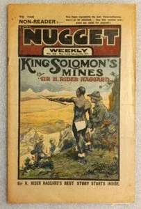 The Nugget Weekly #30 - King Solomon's Mines  1921 H Rider Haggard - Picture 1 of 5