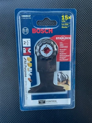 Bosch OSL212F 2-1/2"All Purpose Plunge Cut Blade Oscillating Multi Tool Starlock - Image 1 of 4