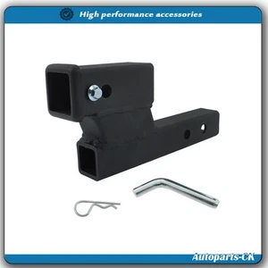 7500lbs Capacity,With 5/8 Hitch Pin Trailer Hitch Extender For 2 Inch Receiver - Picture 1 of 15