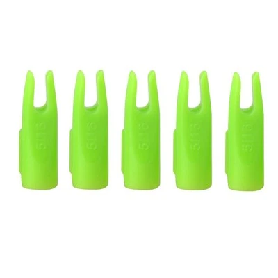 50pcs 5/16" Archery Arrow Nocks ID7MM Pin Plastic Tails Wood Bamboo Arrow Shaft - Image 1 of 4