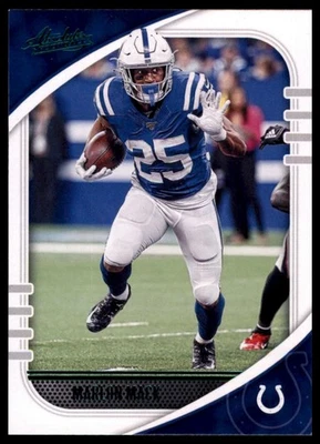 2020 Panini Absolute Green Marlon Mack #39 Indianapolis Colts Football Card NFL - Image 1 of 2