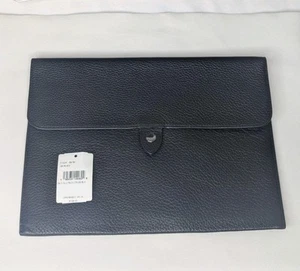 Brand New Coach Black Pebble Leather Tablet Sleeve - Picture 1 of 4