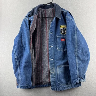 Abrigo de Colección Dickies Denim Tareas para Hombres 2XL Azul Ropa de Trabajo Chaqueta de Granero Envejecido Foto 1 de 4