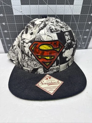 Регулируемая бейсбольная кепка бейсболка Superman DC Comic Strip - Изображение 1 из 4