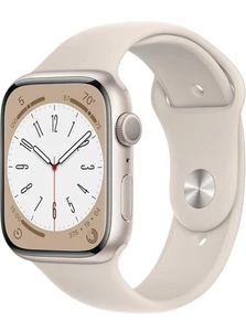 Apple Watch Series 8 (GPS, 45MM) - Starlight Aluminum Case  - Photo 1 sur 6