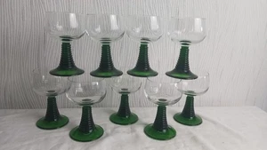 Luminarc France 9x Römer Glas 14cl Grüner Fuß – Original Karton Offen - Bild 1 von 1