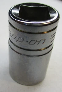 Snap on SW201 1/2' Drive 12 Point SAE 5/8 Shallow Chrome Socket USA New - Picture 1 of 2