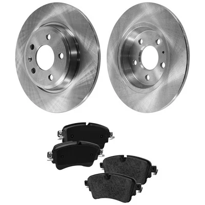 Kit de rotores e pastilhas de disco de freio traseiro para Audi A4 A5 Sportback Quattro A6 2019 - Imagem 1 de 4