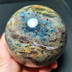 Rare 1288G Natural  Beautiful Namibia " Pietersite" Gemstone Ball Healing R1978 - Picture 1 of 15