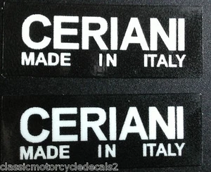 GILERA GARELLI FANTIC DUCATI CERIANI VORDERE GABEL ODER HINTEN STOSSAUFKLEBER - Bild 1 von 1