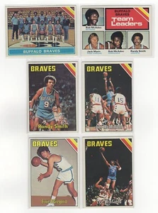 1975-76 Topps 6-Card Braves Lote con McAdoo Smith McMillan DE COLECCIÓN STAR EX-NM LOL1 - Imagen 1 de 2