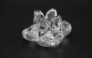 1970s KOSTA BODA Crystal Snowstar Candle Holder by Ann Wärff Made in Sweden - Picture 1 of 7